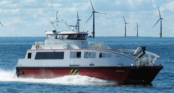 Designing offshore service catamarans